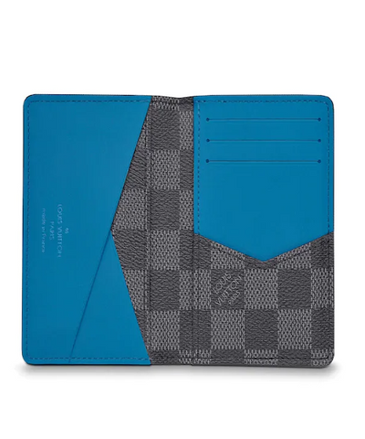 LV Pocket Organizer Damier Graphite Canvas Blue