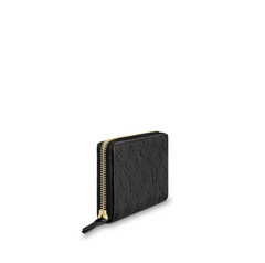 LV Clemence Wallet Monogram Empreinte Leather Noir