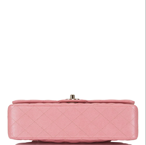 Chanel Caviar Quilted Small Double Flap Bag Pink Gold-Tone