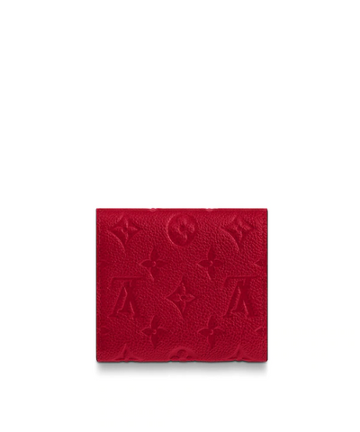 LV Zoé Wallet Monogram Empreinte Scarlet