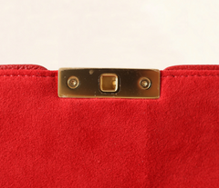 LV Saint Sulpice PM Monogram Empreinte Leather Marine Rouge