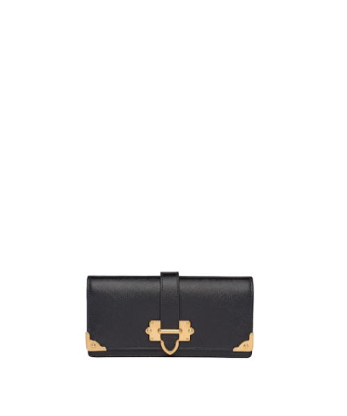 Prada cahier wallet best sale