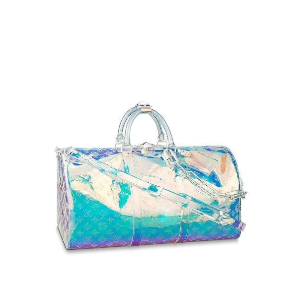 LV Keepall Bandouliere 50 Iridescent Prism
