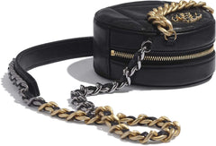 Chanel 19 Clutch With Chain Black