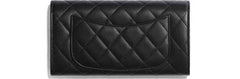 Chanel Classic Long Flap Wallet Black