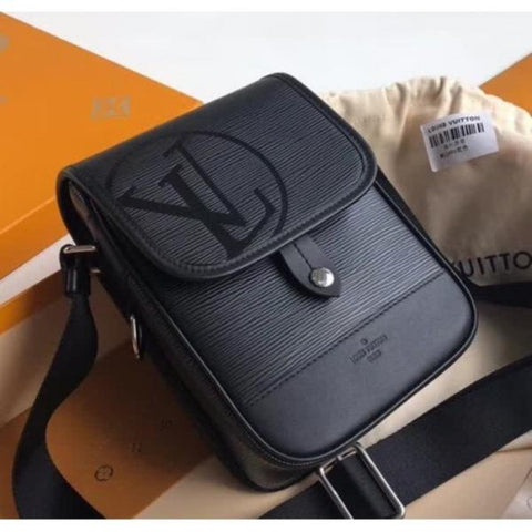 LV Messenger Bag Epi Leather Black 2017