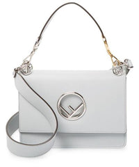 Fendi Kan I F White Leather Bag