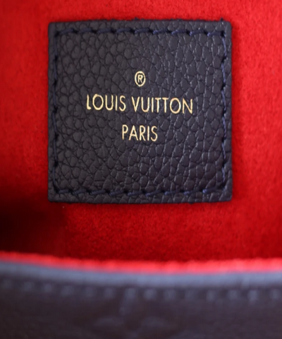 LV Saint Sulpice PM Monogram Empreinte Leather Marine Rouge