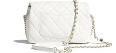 Chanel Wallet On Chain – WOC Classic Caviar Gold-Toned Metal White