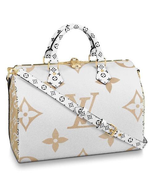 Authentic Louis Vuitton Speedy 30 Bandouliere Monogram Bag Purse With Adj.  Strap