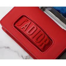 Mini J’Adior Red Ultra Matte Flap Bag