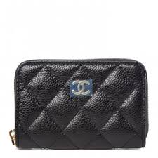 Chanel 19 Long Zipped Wallet Sky Black
