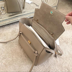 Celine Mini Belt Bag In Grained Calfskin Light Taupe