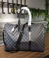 LV Keepall Bandouliere 45 Damier Graphite Canvas