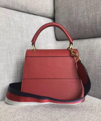 Gucci Queen Margaret Leather Bag Red