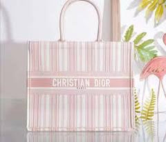Dior Book Tote Bag Marbella Exclusive Pink