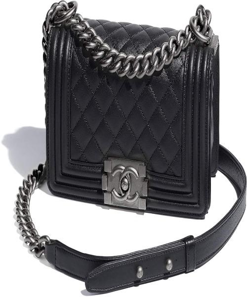 Chanel Le Boy Wallet On Chain – WOC Black Quilted Lambskin Gold-Toned